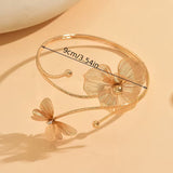 Boho Floral Butterfly Anklet