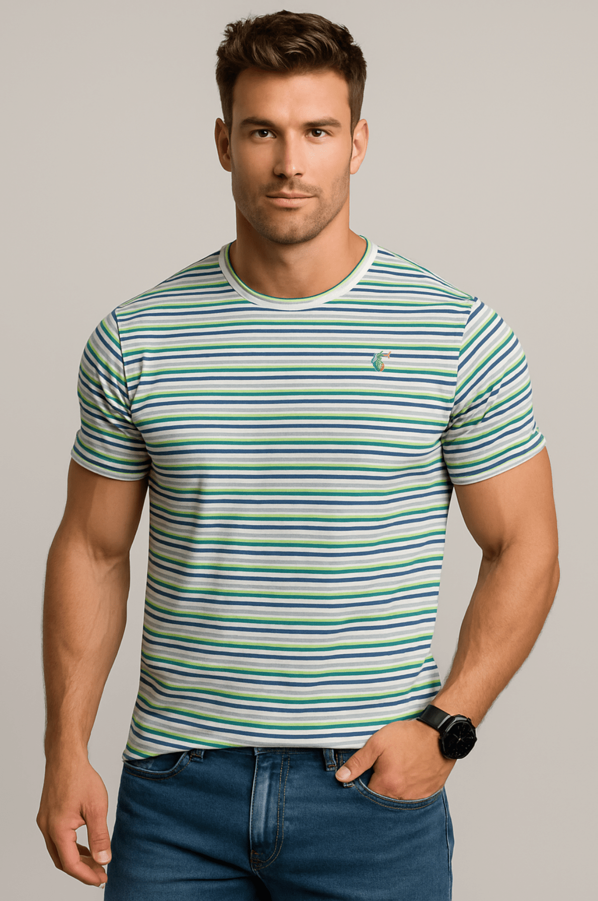 Yarn Dyed Farmer Tee