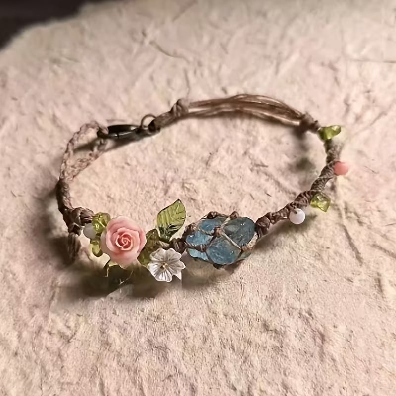 Deep Blue Secret Handwoven Bracelet