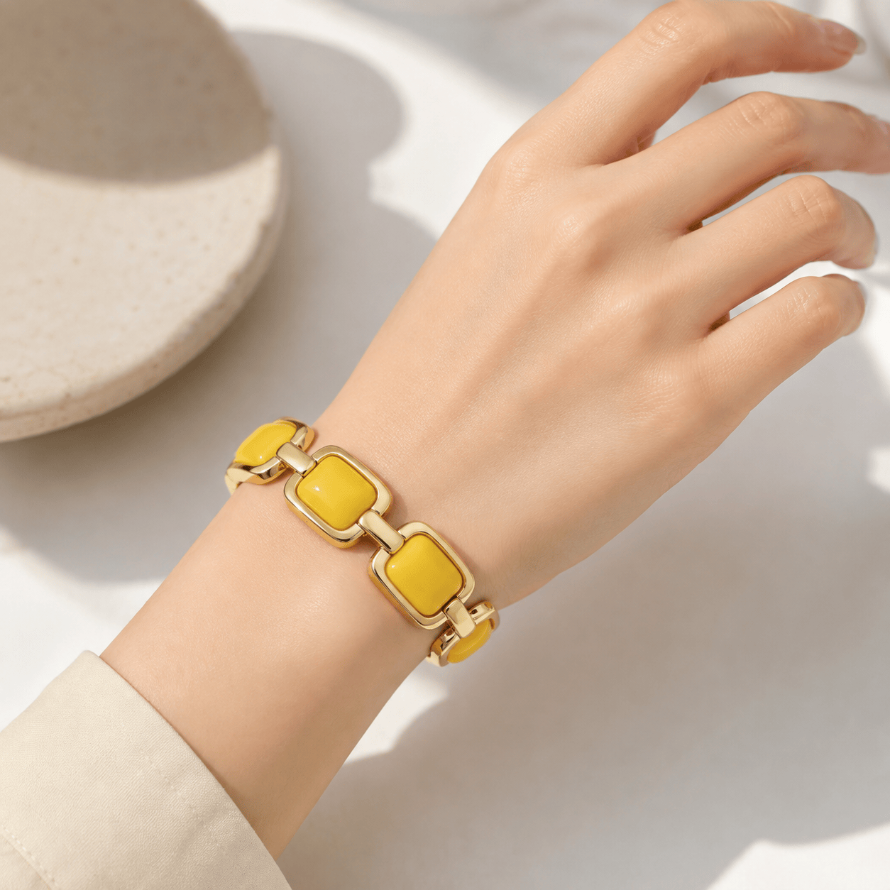 Pearlescent Ombre Bangle Bracelet