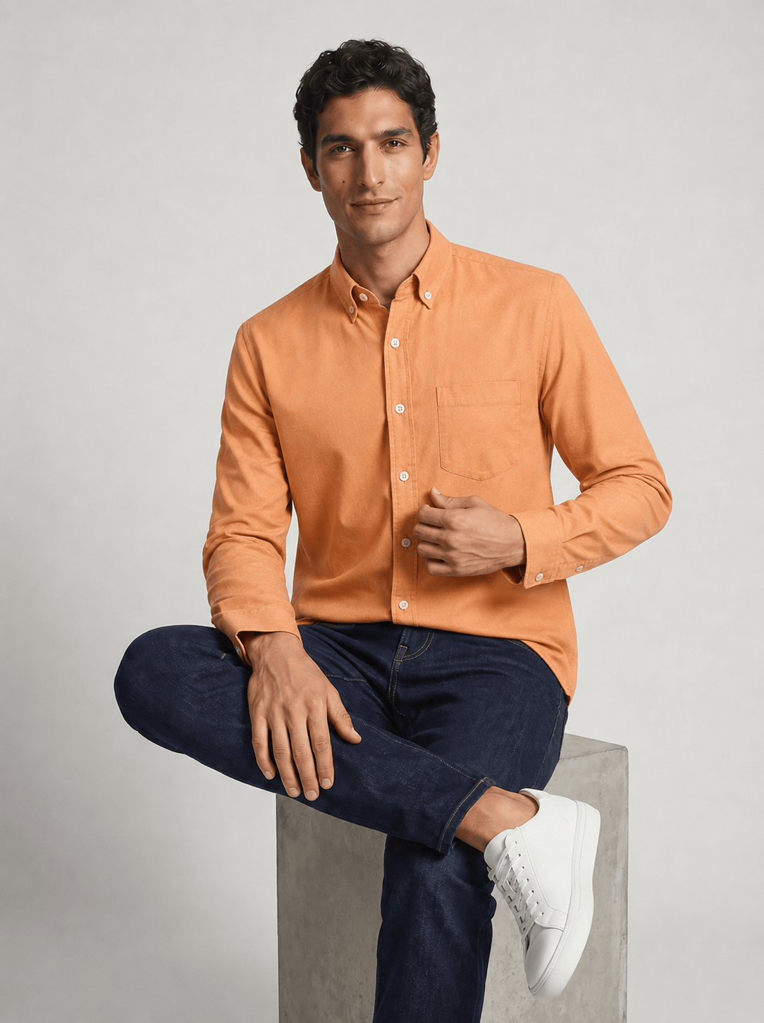 Premium Twill Button Down Shirt