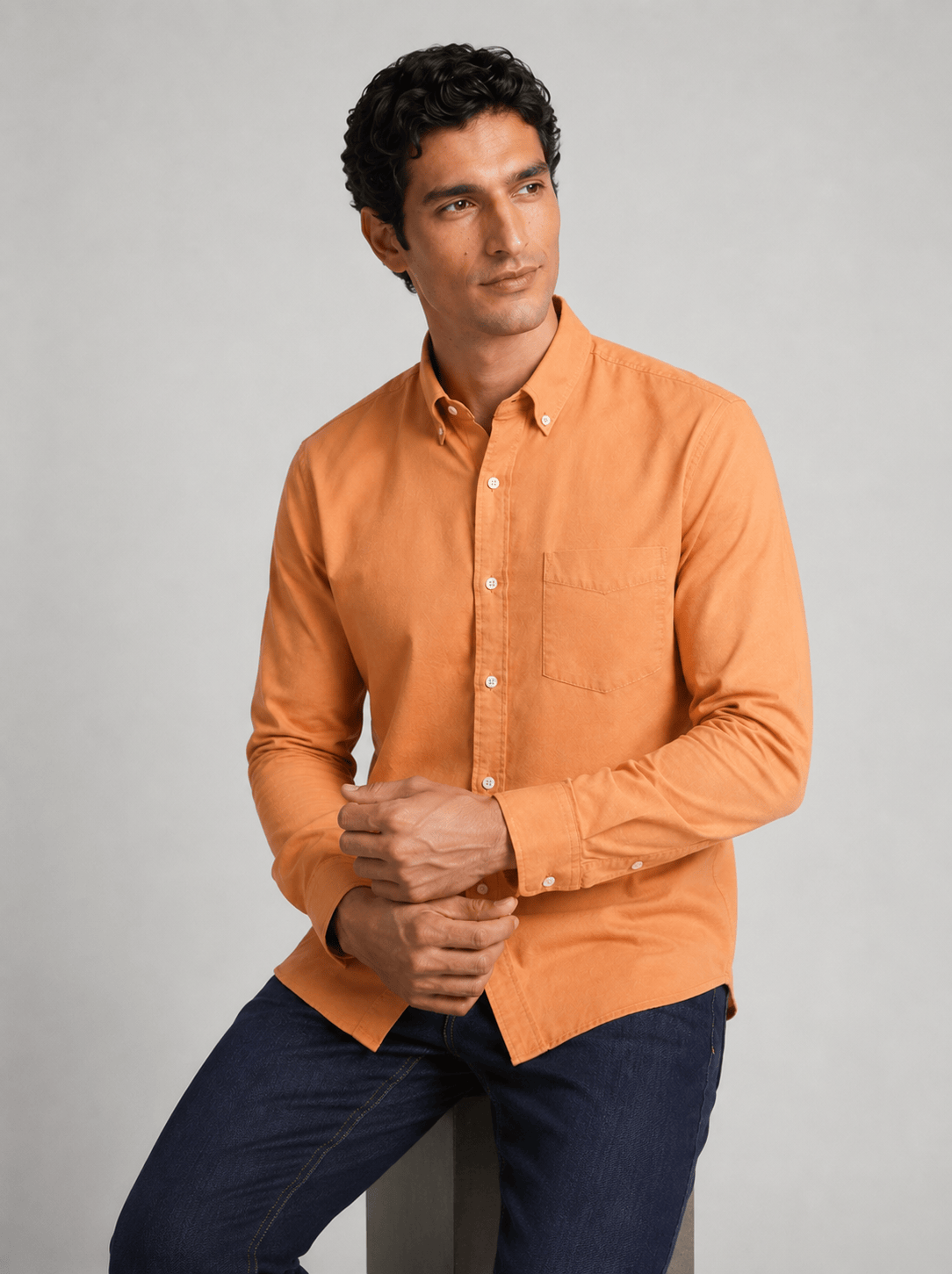 Premium Twill Button Down Shirt