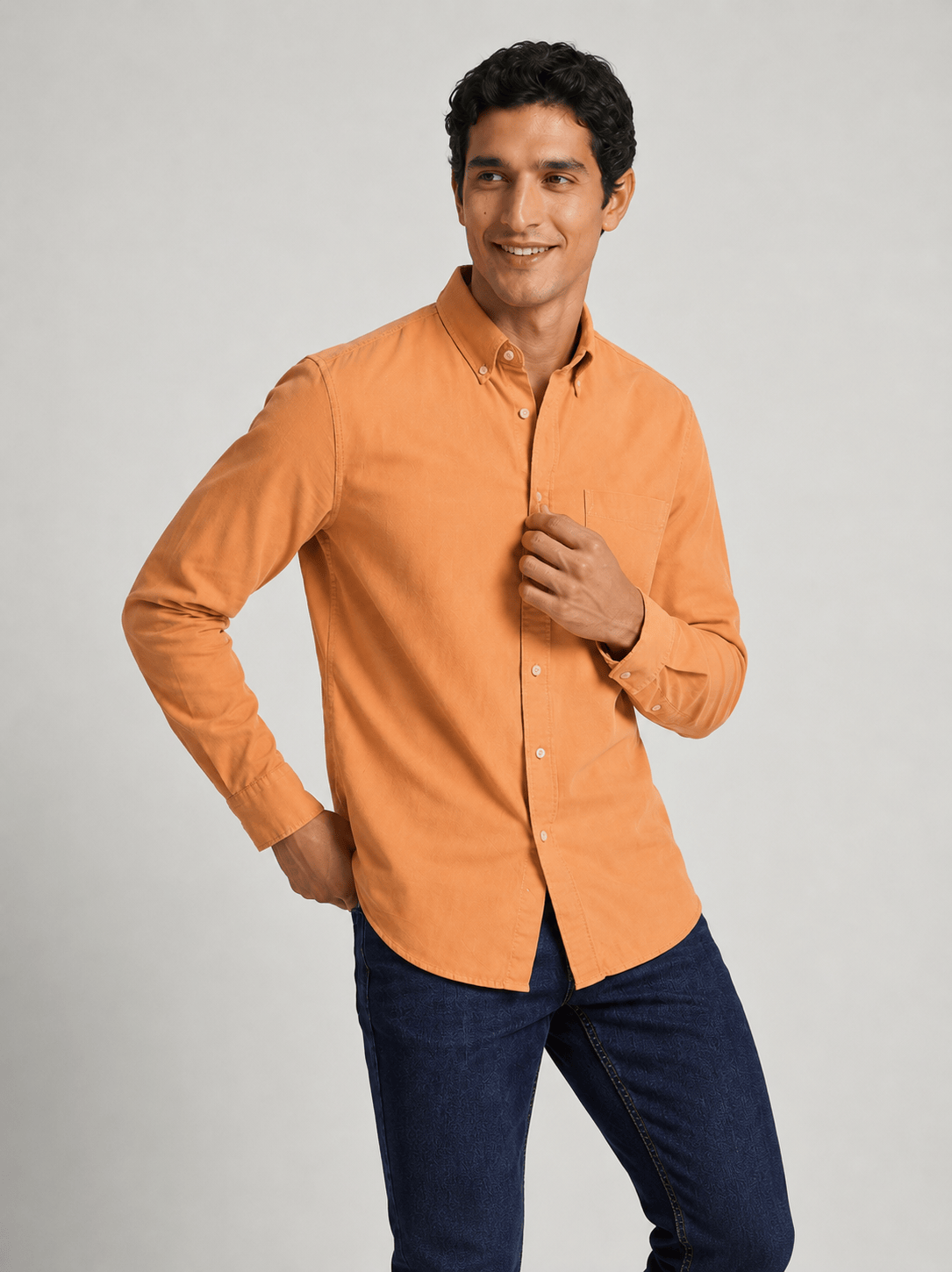 Premium Twill Button Down Shirt