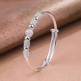 Elegant Round Bead Sliding Bracelet