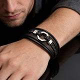 Men's Stainless Steel Woven Bracelet