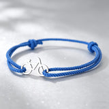 Men’s Bicycle Charm String Bracelet
