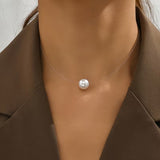 Minimalist Faux Invisible Necklace