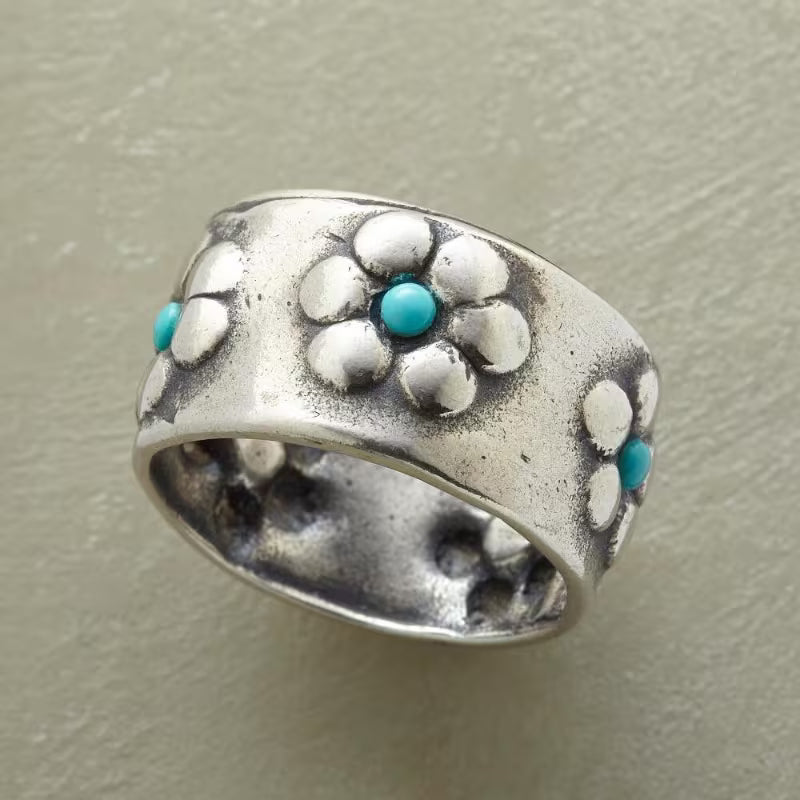Bohemian Style Vintage Silver-plated Ring