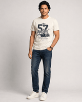 Men’s Vintage Racing Graphic Cotton T-Shirt