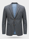Men’s 100% Cotton Checkered Blazer