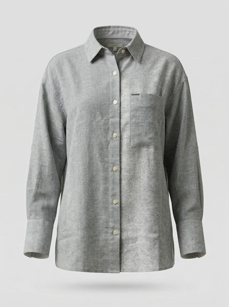 Heathered Linen loose Shirt