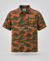 Camo Military Inspired Polo