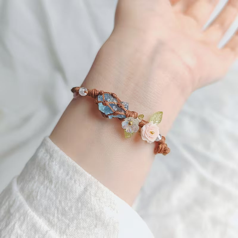 Deep Blue Secret Handwoven Bracelet