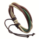 Braided Faux Leather Couple Bracelet