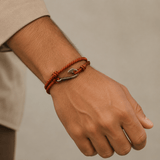 Men’s Vintage Fish Hook & Anchor Bracelet