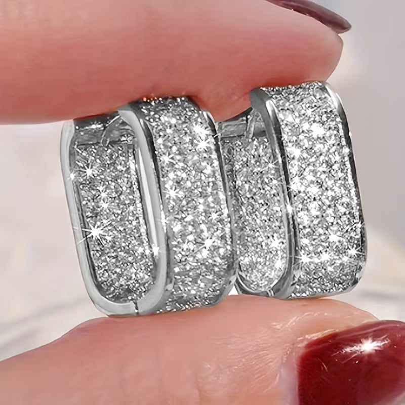 Fully Adorned with Sparkling Synthetic Zirconia in a U-Shape