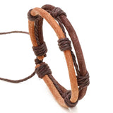 Handmade Vintage Faux Leather Bracelet