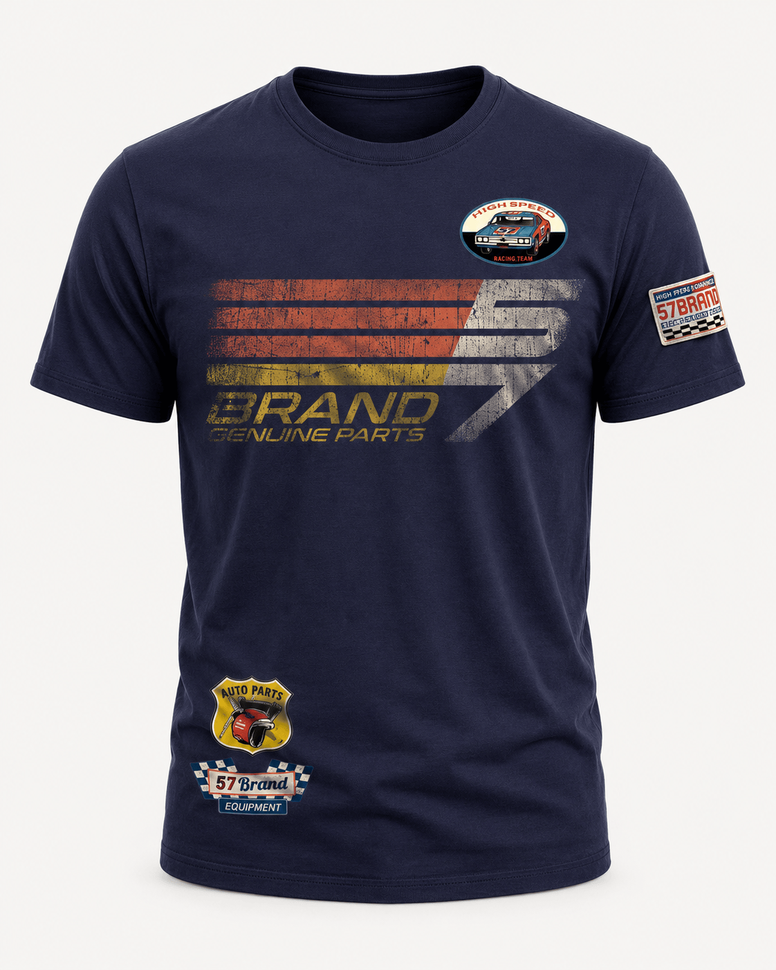 Navy Blue Racewear Collection Tee