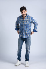 Y/D flannel shirt