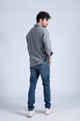 Solid Color Flannel Shirt