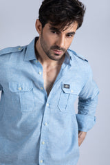 Linen Chambray Shirt