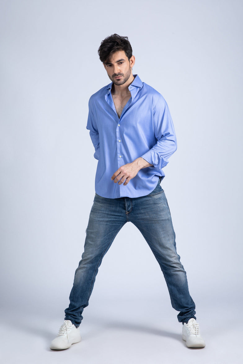 Stretch Chambray Shirt