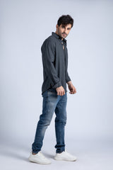 Solid Color Flannel Shirt