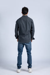 Solid Color Flannel Shirt