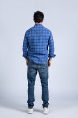 Y/D checkered flannel shirt
