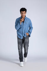 Slub Denim Shirt
