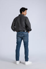 Spray Finished Linen Shirt