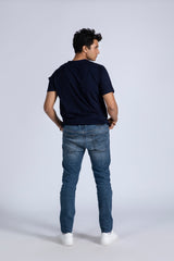 Military Style V-Neck Tee