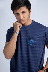 Short sleeve stripe tee