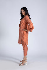 Embroidered Top with Pant