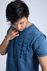 Short sleeve embroidered tee