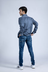 Cotton Sateen Over Dye Shirt