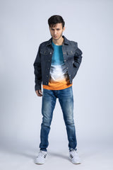 Coated Denim Jacket