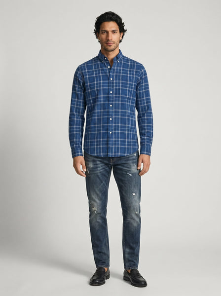 Blue Checkered Shirt