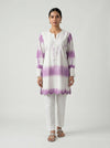 LavenderTie-Dye Kurta Set