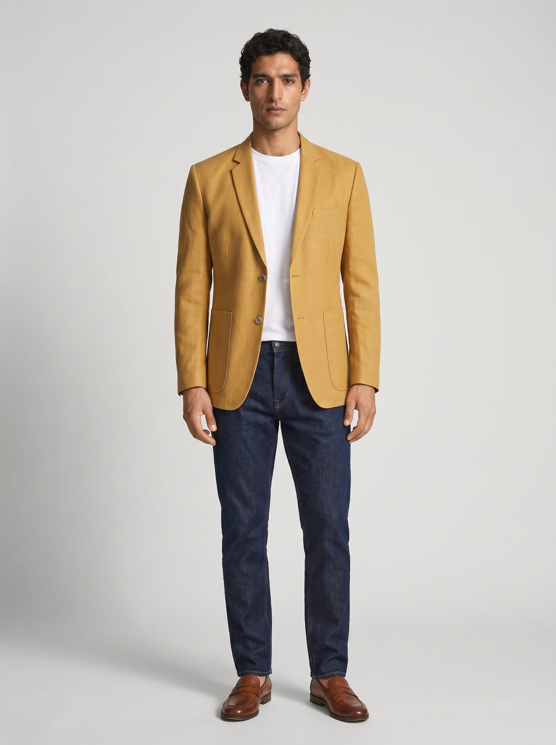 Men's Linen Sports Jacket