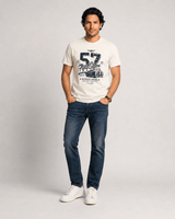 Men’s Vintage Racing Graphic Cotton T-Shirt