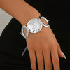 Geometric Hollow Metal Bracelet