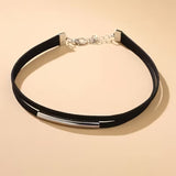 Punk Gothic Double-Layer Chain Necklace for Women