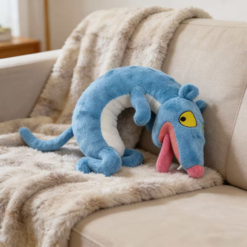 Cartoon Squeaky Plush Chew Toy for Pets