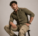 100% Cotton Twill Faded Shirt
