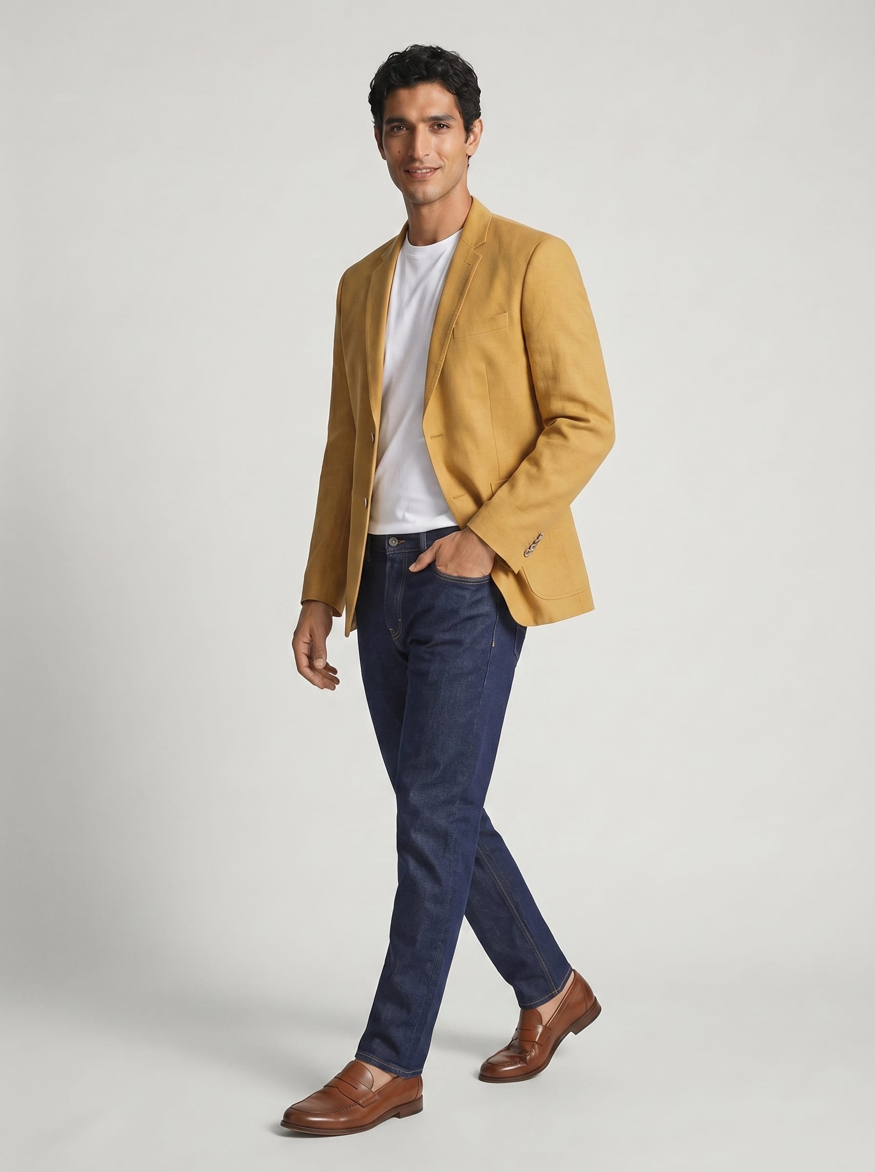 Men's Linen Sports Jacket