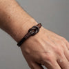 Braided Genuine Leather Knot Bracelet