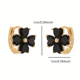 Black Clover Earrings for Women
