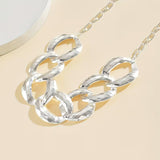 Golden Geometric Punk Chain Necklace