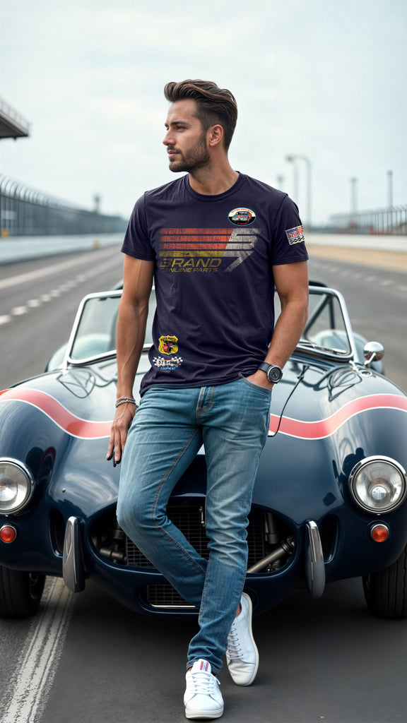Navy Blue Racewear Collection Tee